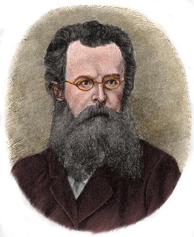 Portrait of Felix Dahn (1834-1912), German writer, professor and historian. by Unknown artist
