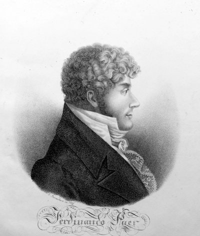 Portrait of Ferdinando Paer, Italian composer (1771-1839) by Unknown artist