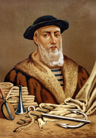 Portrait of Ferdinand Magellan, Portuguese navigator (1480 - 1521) by Unknown artist