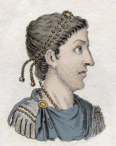 Portrait of Flavius Honorius, Roman Emperor by Unknown artist