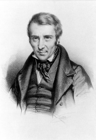Portrait of Félicité Robert de La Mennais, French Priest and Writer (at Saint-Malo) by Unknown artist