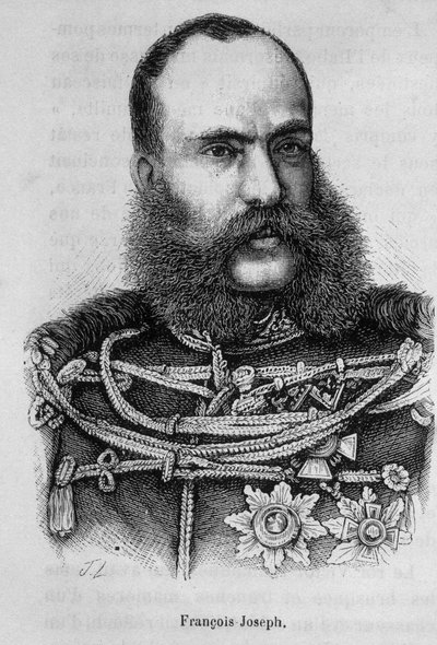 Portrait of Francis Joseph I, Emperor of Austria (1830 - 1916) by Unknown artist
