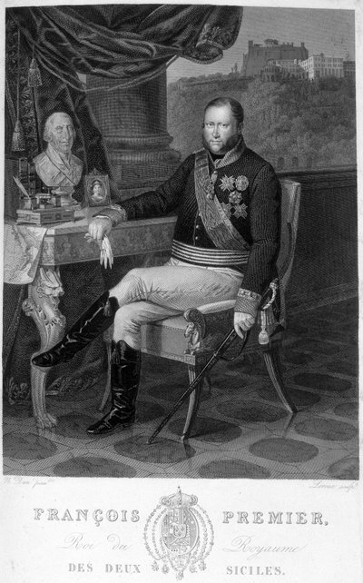 Portrait of Francois 1st (1777-1830), King of the Two Sicilies by Unknown artist