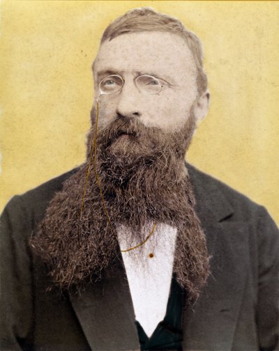 Portrait of Francois Auguste Rene Rodin - French sculptor - photograph around 1885 by Unknown artist