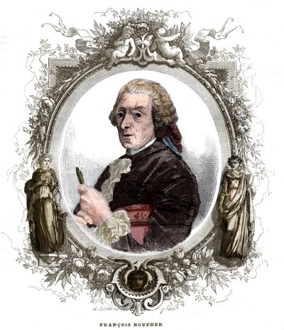 Portrait of Francois Boucher (1703-1770), French painter by Unknown artist