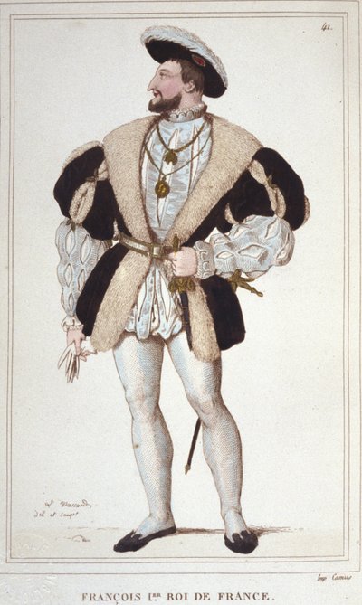 Portrait of Francis I (1494 - 1547) by Unknown artist
