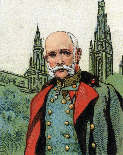 Portrait of Francois Joseph I (1830-1916) Emperor of Austria by Unknown artist