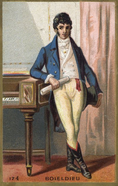 Portrait of François Adrien Boieldieu, French composer by Unknown artist