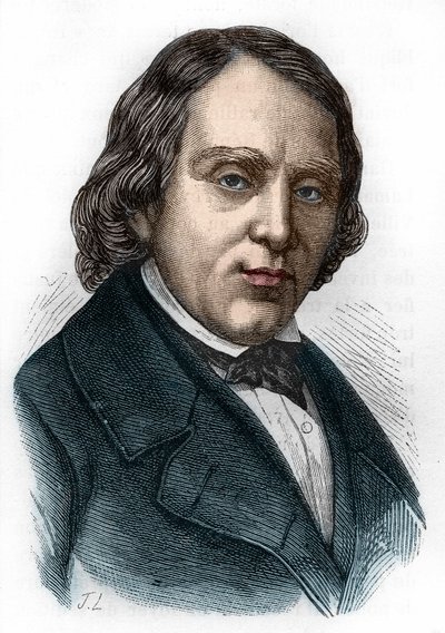 Portrait of François Vincent Raspail (1794-1878), French biologist, chemist and politician by Unknown artist
