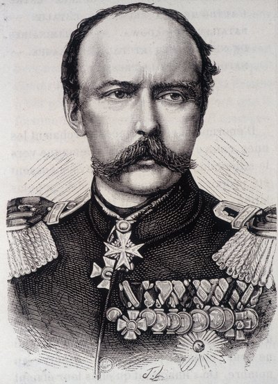Portrait of Frederic-Charles, Prince of Prussia (1828-1885) by Unknown artist