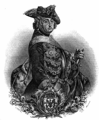 Portrait of Frederic II, King of Prussia, known as Frederic the Great by Unknown artist