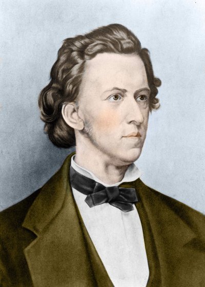 Portrait of Frederick Chopin, Polish Composer by Unknown artist
