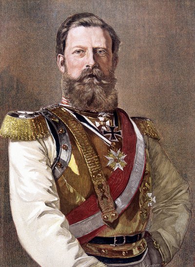 Portrait of Frederick III (1831-1888), Emperor of Germany and King of Prussia by Unknown artist