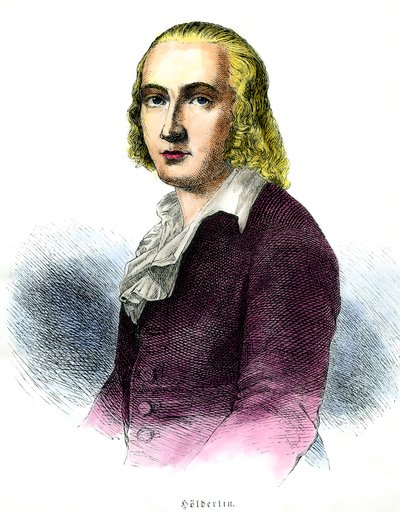 Portrait of Friedrich Holderlin, German Poet by Unknown artist
