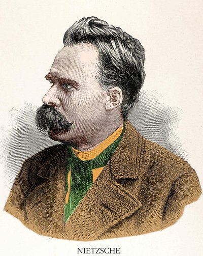 Portrait of Friedrich Nietzsche (1844-1900). by Unknown artist