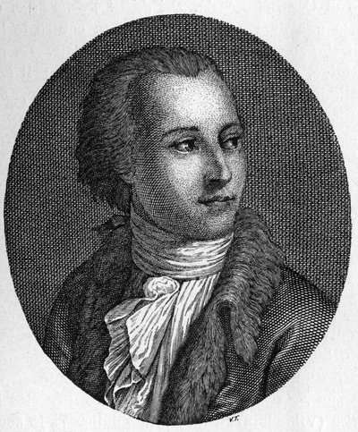 Portrait of Gaetano Filangeri (1752-1788), Italian jurist and pedagogue by Unknown artist