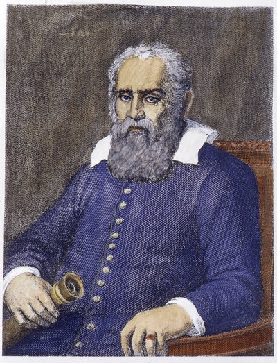 Portrait of Galileo Galilei (1564 - 1642) by Unknown artist