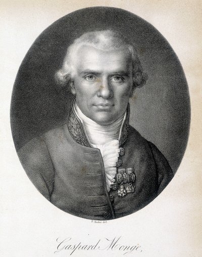 Portrait of Gaspard Monge, Comte de Peluse (1746 - 1818), French Mathematician by Unknown artist
