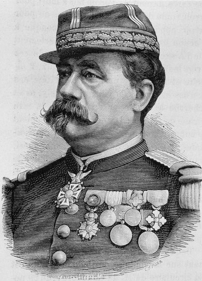 Portrait of General Carré de Bellemarre. Engraving from 