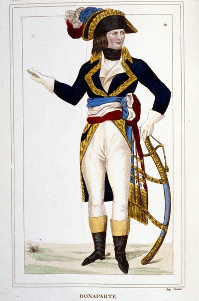Portrait of General Napoleon Bonaparte (1769 - 1821) in uniform by Unknown artist