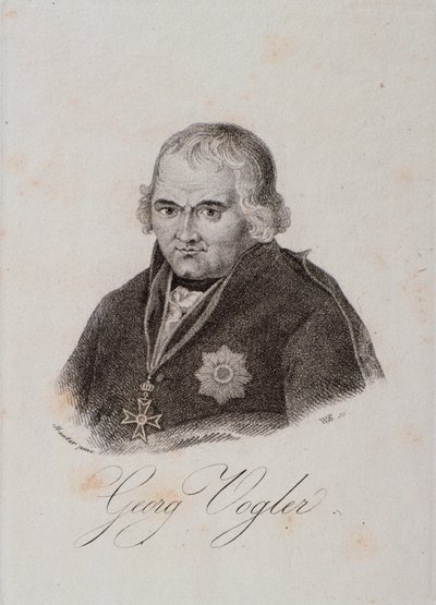 Portrait of Georg Joseph Vogler by Unknown artist