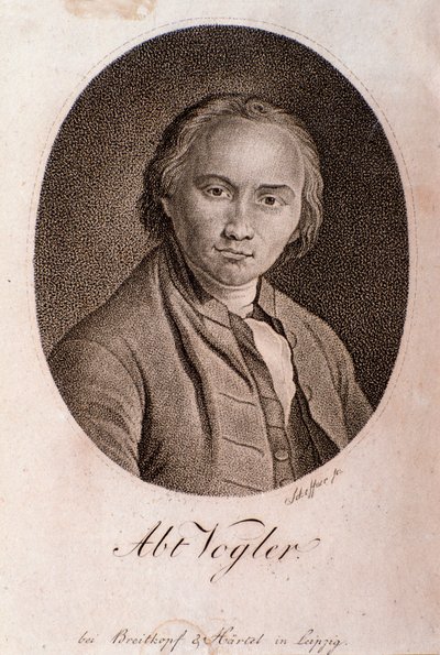 Portrait of Georg Joseph Vogler by Unknown artist