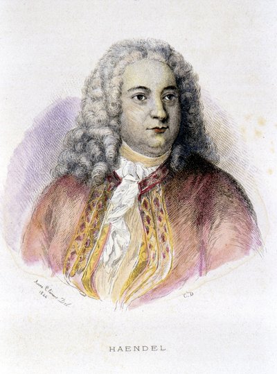 Portrait of George Frederick Handel by Unknown artist