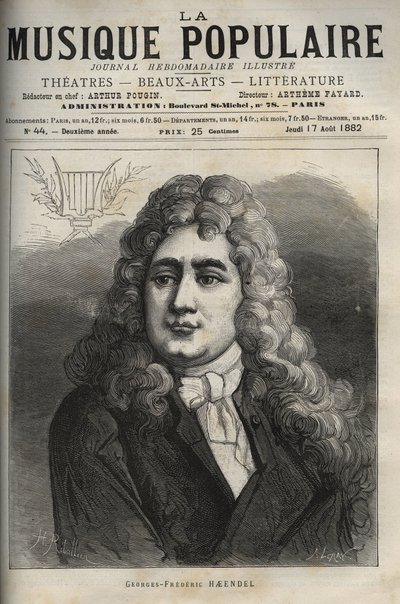 Portrait of George Frederick Handel by Unknown artist