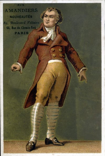 Portrait of Georges Jacques Danton (1759 - 1794), French politician by Unknown artist