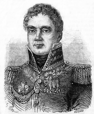 Portrait of Georges Mouton, Count of Lobau (1770-1838), Marshal of France. by Unknown artist