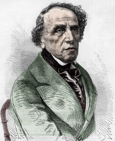 Portrait of Giacomo Meyerbeer (1791-1864), German composer. by Unknown artist