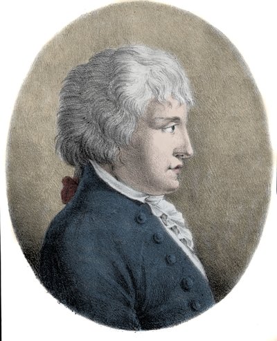Portrait of Giovanni Battista Pergolesi (1710-1736), Italian Composer. Engraving of the 19th Century by Unknown artist
