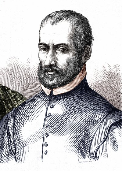 Portrait of Giovanni Pierluigi da Palestrina (1525-1594), Italian composer by Unknown artist