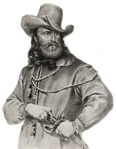 Portrait of Giuseppe Garibaldi, General, Italian patriot and leader by Unknown artist