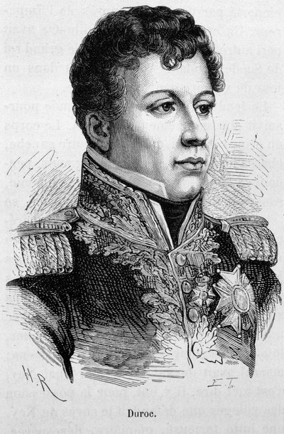 Portrait of Géraud Christophe Michel Duroc (1772 - 1813). Engraving from 