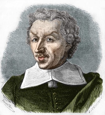 Portrait of Gui (Guy) Patin, French Physician and Writer (1601-1672) (engraving of 1866) by Unknown artist