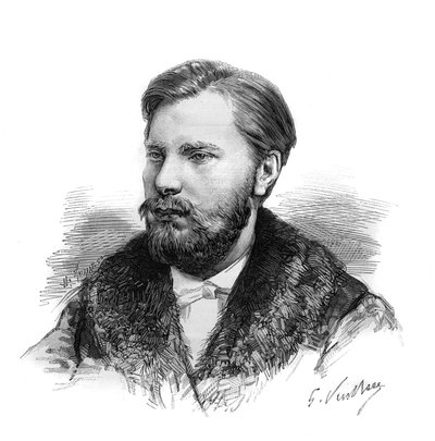 Portrait of Guillaume Alexandre, Prince of Orange. Engraving in 
