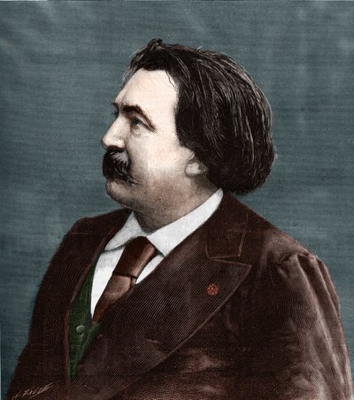 Portrait of Gustave Doré (1832-1883), French painter and cartoonist by Unknown artist