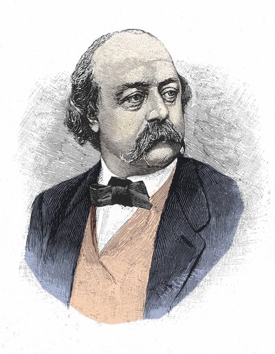 Portrait of Gustave Flaubert (1821-1880) by Unknown artist