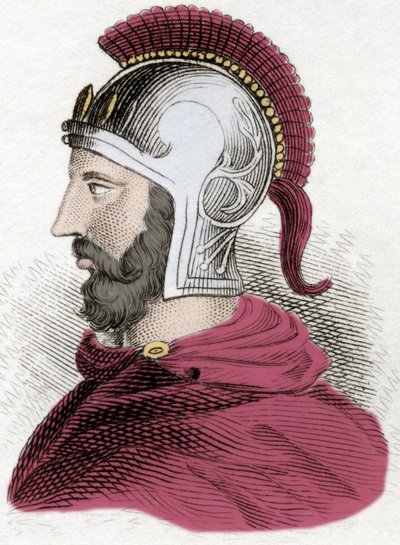 Portrait of Hannibal Barca (ca. 247-183 BC), Carthaginian general and statesman by Unknown artist