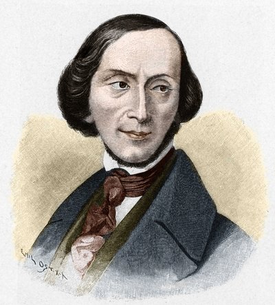 Portrait of Hans Christian Andersen by Unknown artist