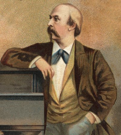 Portrait of Hans von Bülow (1830 - 1894) by Unknown artist