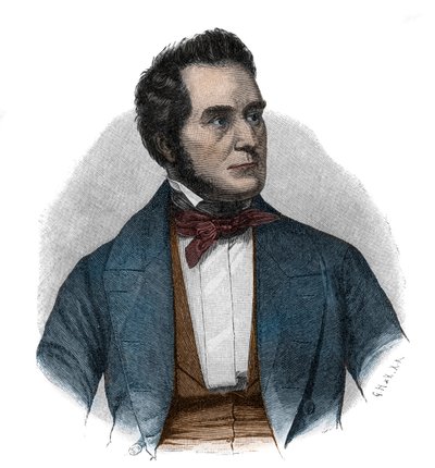 Portrait of Heinrich Wilhelm August Freiherr von Gagern (1799-1880), statesman who argued for the unification of Germany by Unknown artist