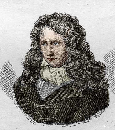 Portrait of Henri Bernardin de Saint Pierre, French Writer. Engraving from 1835 by Unknown artist