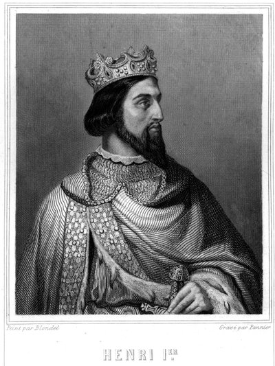 Portrait of Henri I, King of France - in 