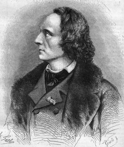 Portrait of Henri Litolff, French pianist and composer by Unknown artist