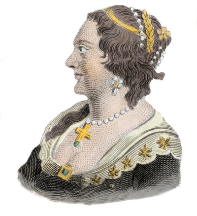 Portrait of Henriette Marie of France, Queen Consort of England by Unknown artist