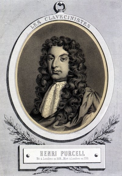 Portrait of Henry Purcell (1659 - 1695), British composer by Unknown artist