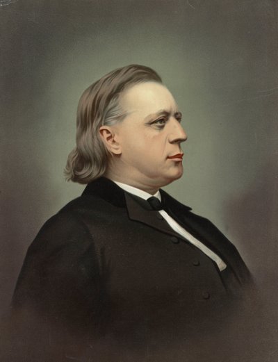Portrait of Henry Ward Beecher (1813-1887) by Unknown artist