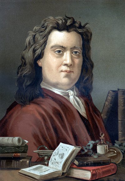 Portrait of Hermann Boerhaave (1668 - 1738), Dutch doctor and chemist by Unknown artist
